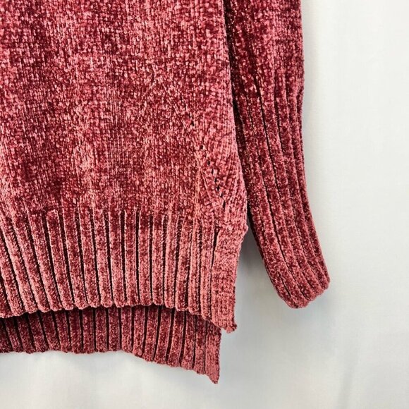 Pink Rose Womens Pullover Sweater Long Sleeve Raglan Tight Knit Small - Picture 7 of 10